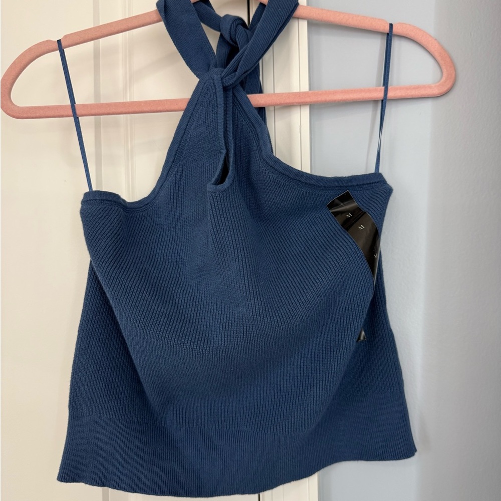 Banana Republic Navy Halter Camisole